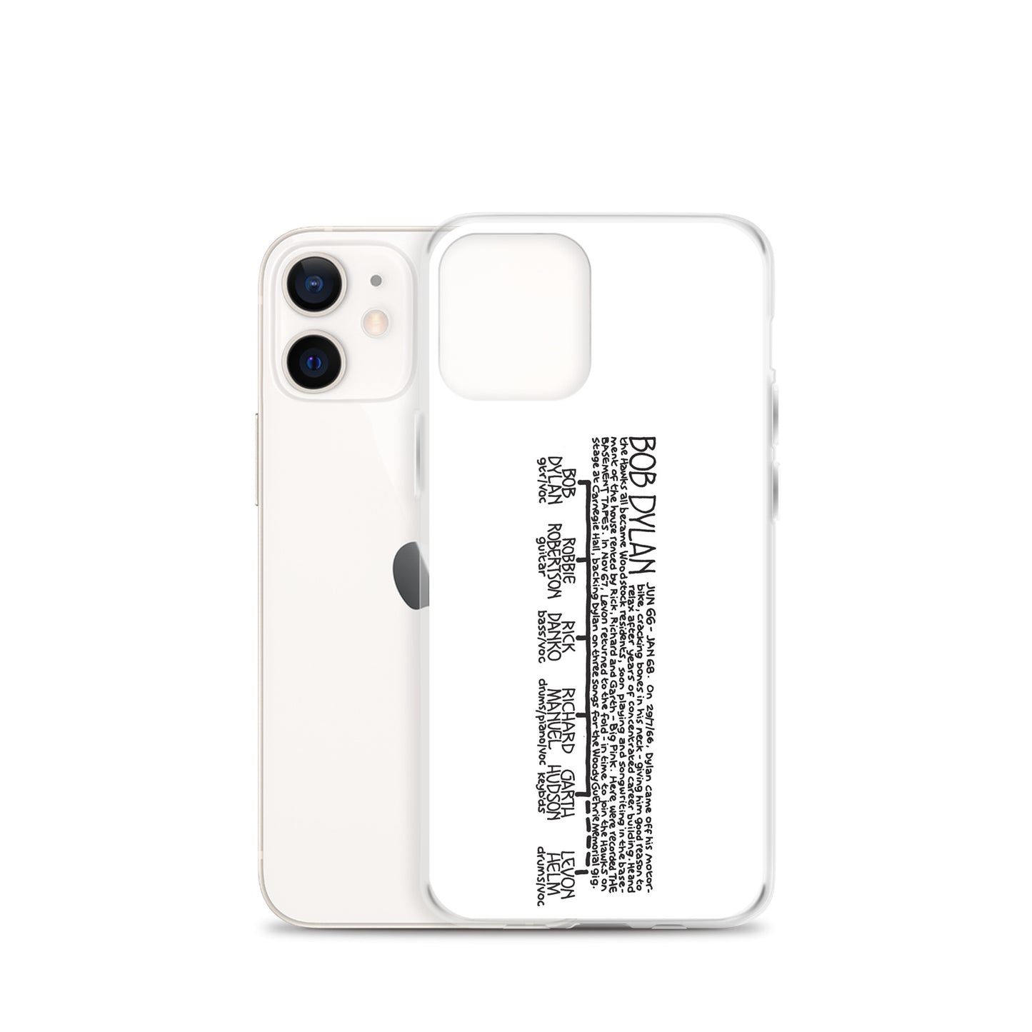 Bob Dylan '66 to '68 | iPhone case