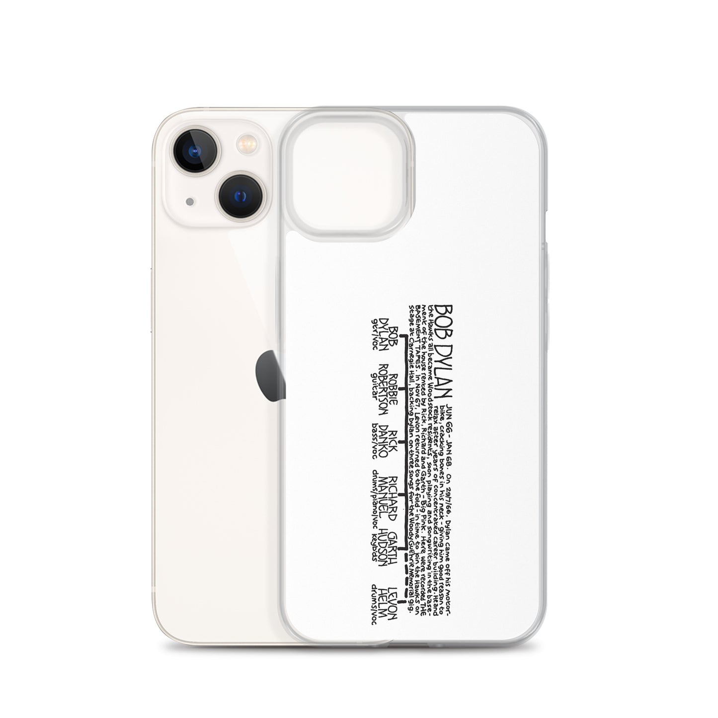 Bob Dylan '66 to '68 | iPhone case