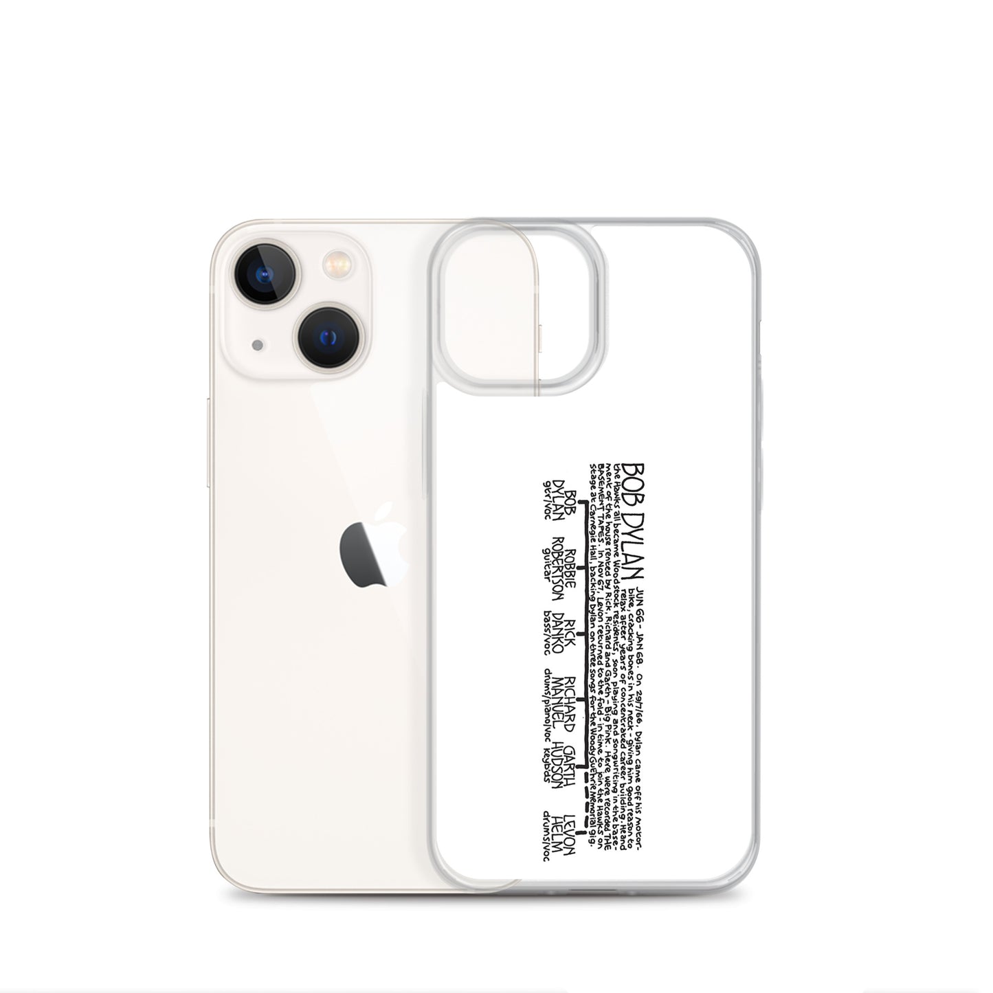 Bob Dylan '66 to '68 | iPhone case