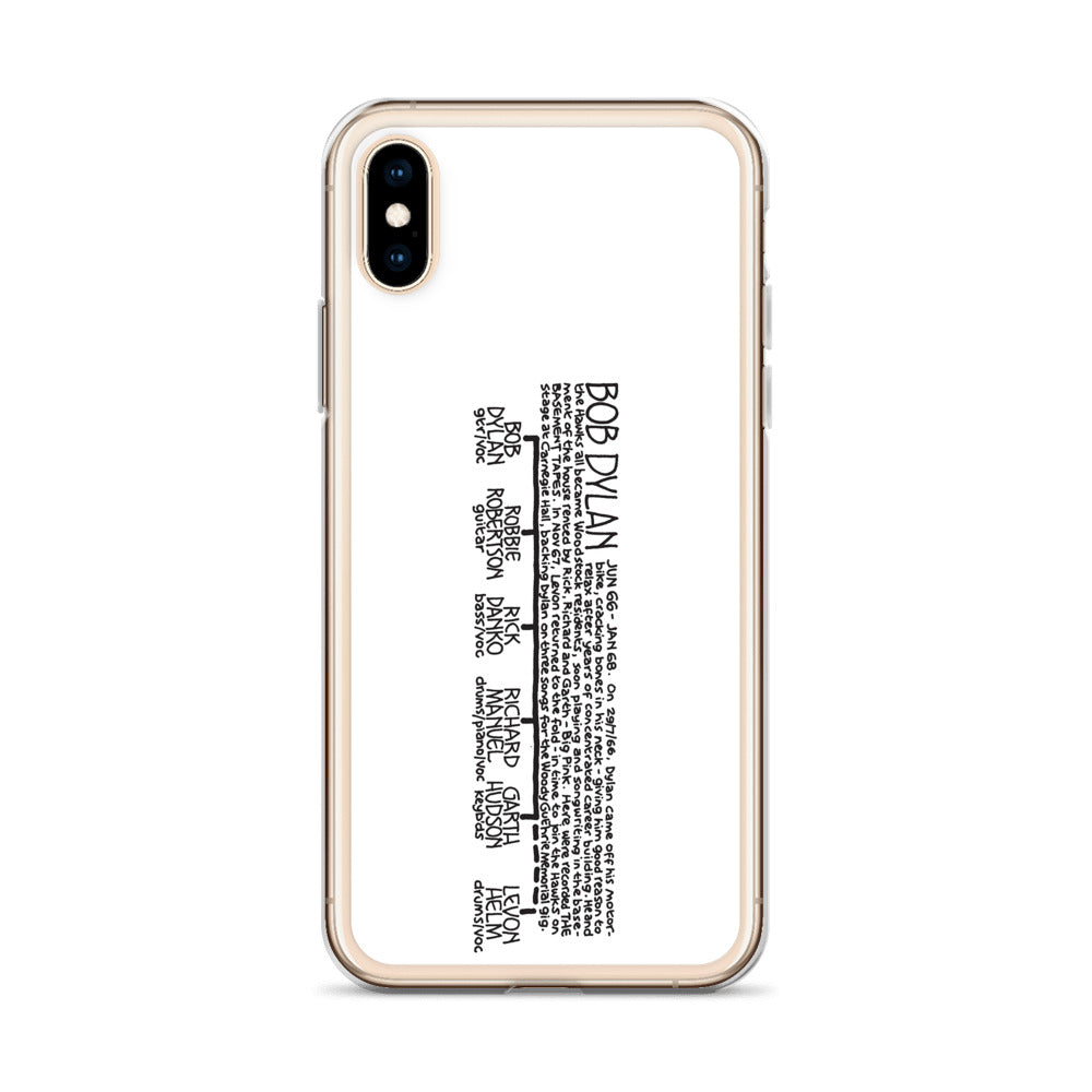 Bob Dylan '66 to '68 | iPhone case