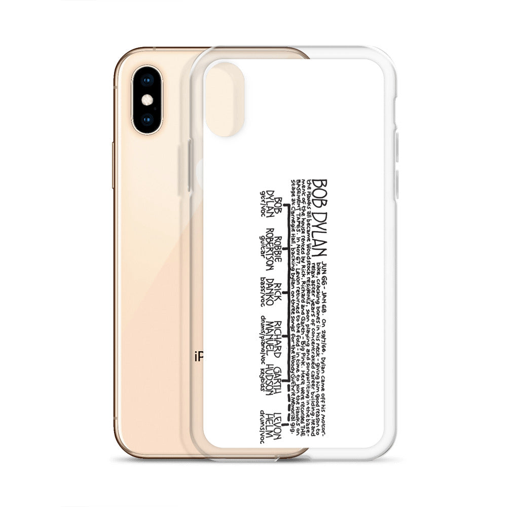 Bob Dylan '66 to '68 | iPhone case