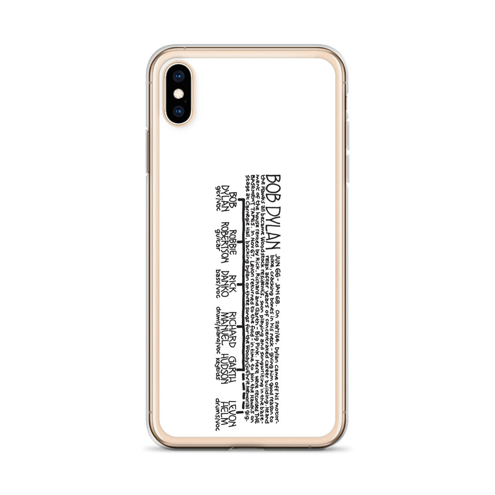 Bob Dylan '66 to '68 | iPhone case