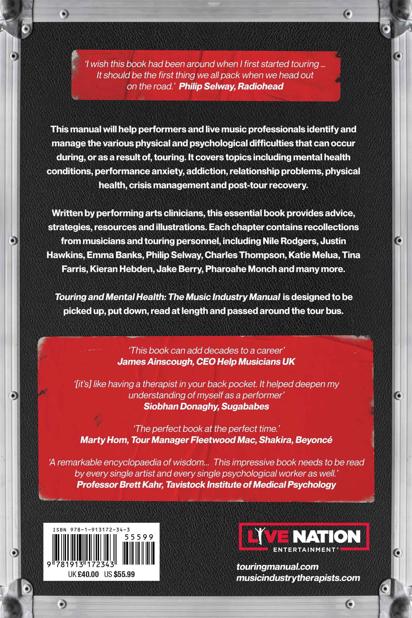 Touring and Mental Health: The Music Industry Manual