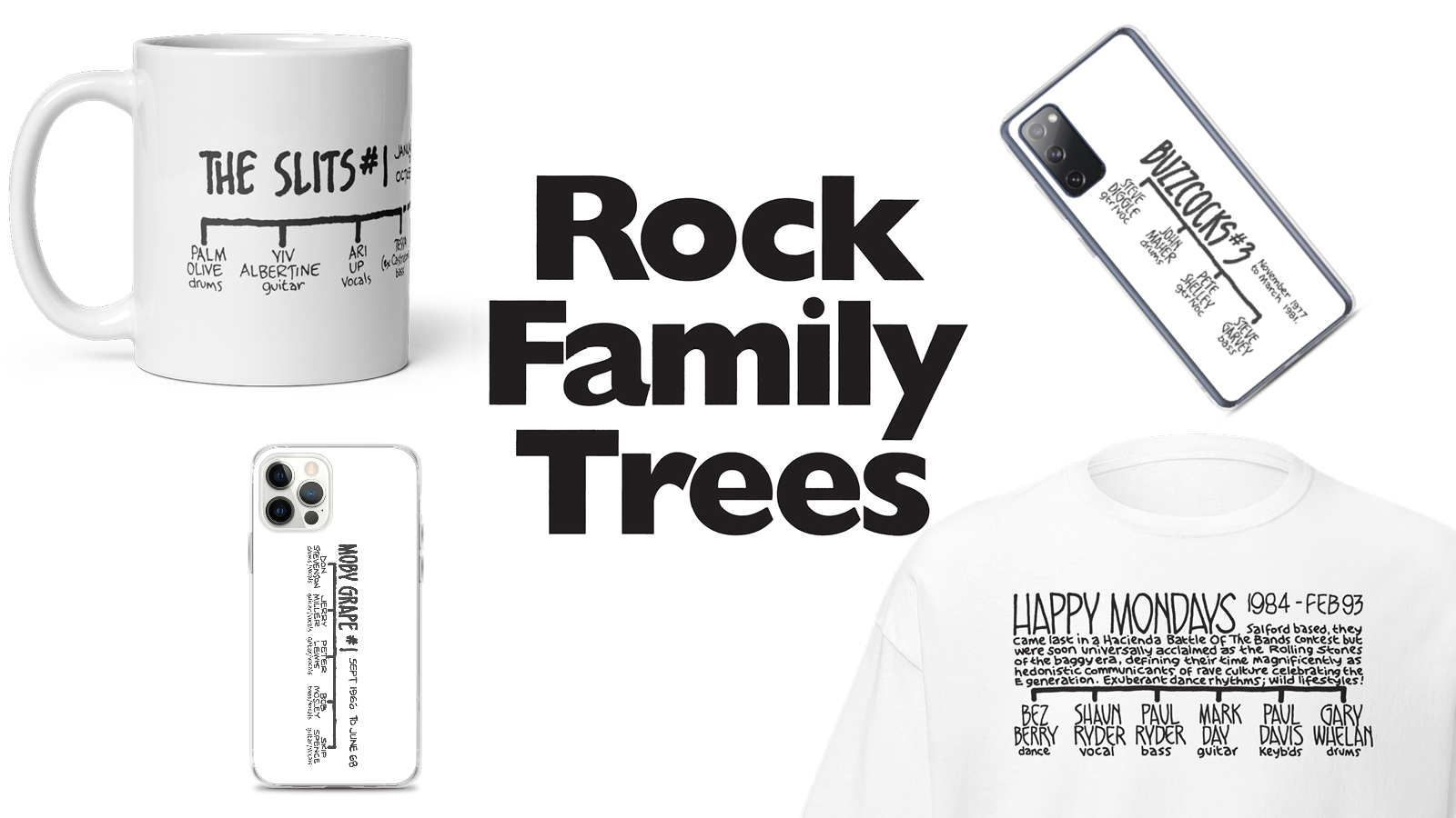 Rock Family Trees Merch – omnibuspress.com