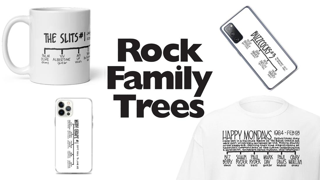 Rock Family Trees Merch