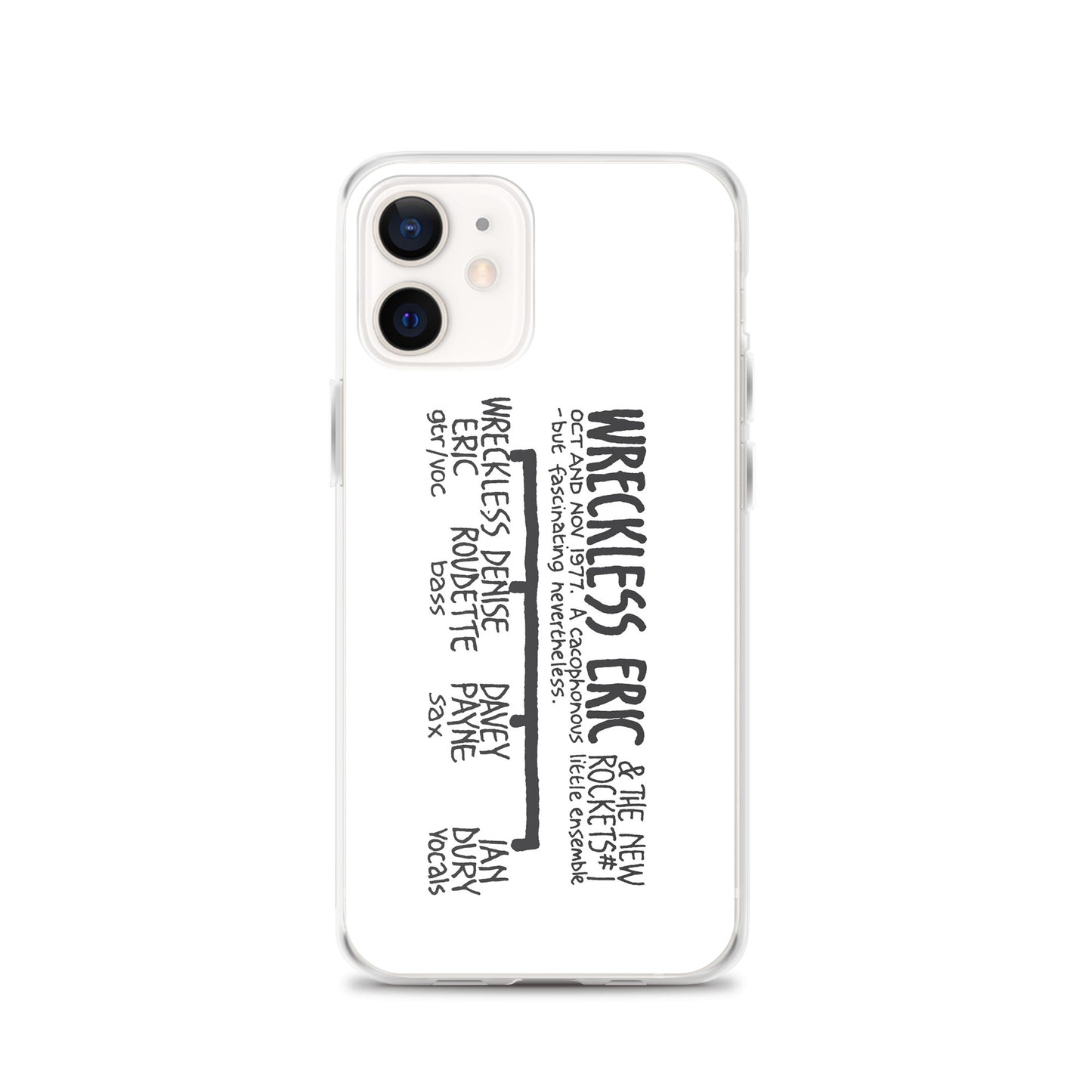 Wreckless Eric & The New Rockets #1 | iPhone case