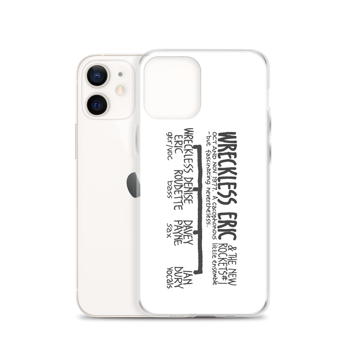 Wreckless Eric & The New Rockets #1 | iPhone case