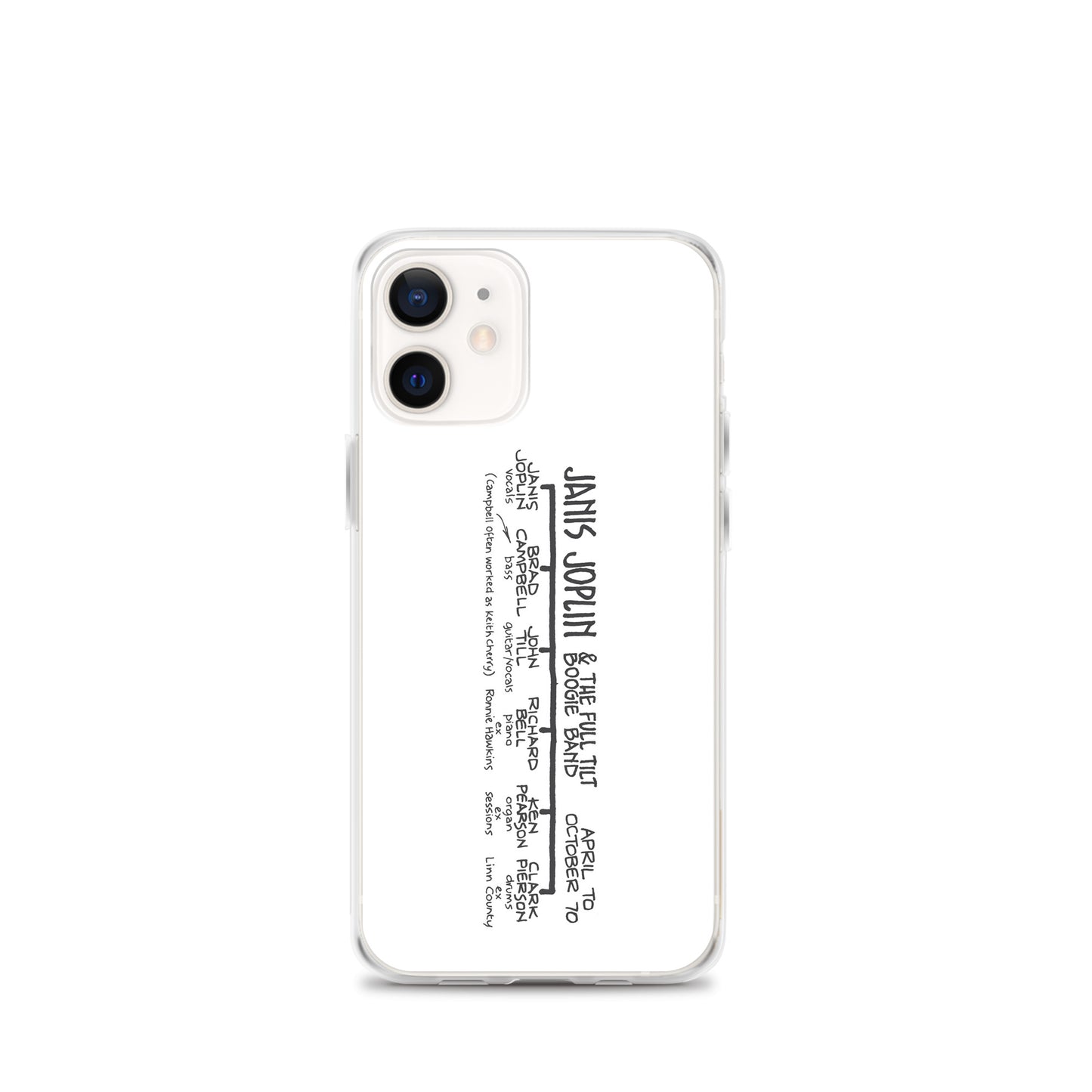 Janis Joplin & the Full Tilt Boogie Band | iPhone case