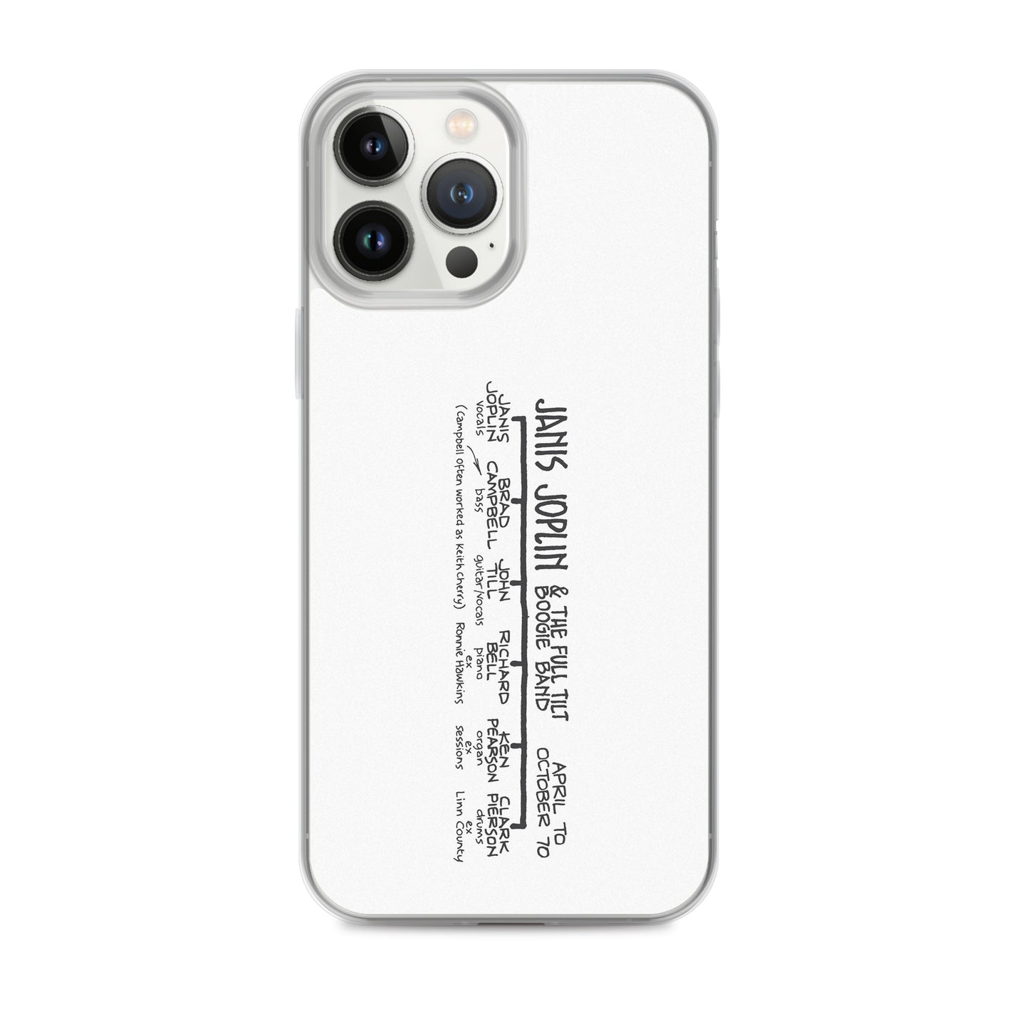 Janis Joplin & the Full Tilt Boogie Band | iPhone case