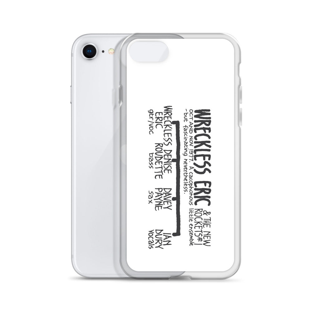 Wreckless Eric & The New Rockets #1 | iPhone case