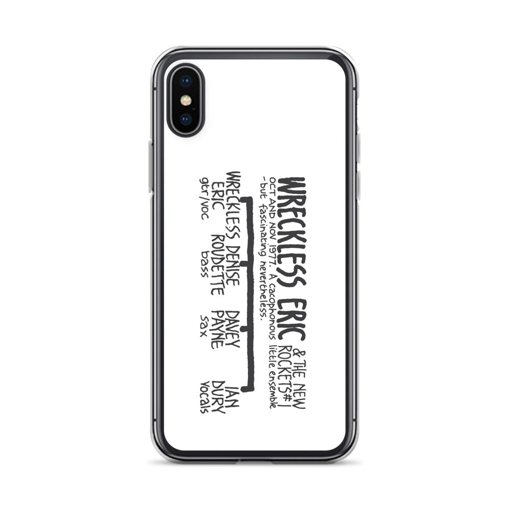 Wreckless Eric & The New Rockets #1 | iPhone case