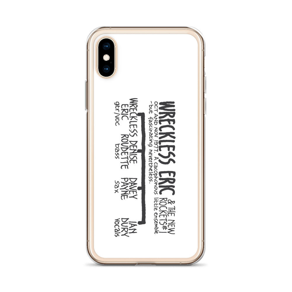 Wreckless Eric & The New Rockets #1 | iPhone case