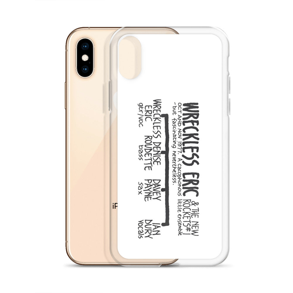 Wreckless Eric & The New Rockets #1 | iPhone case