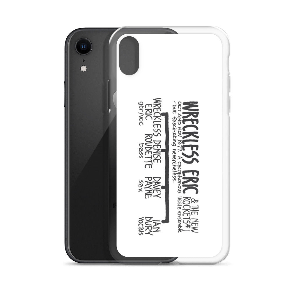 Wreckless Eric & The New Rockets #1 | iPhone case