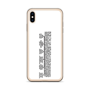 Bob Dylan '66 to '68 | iPhone case