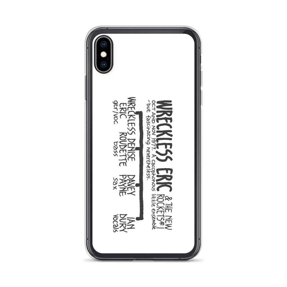 Wreckless Eric & The New Rockets #1 | iPhone case