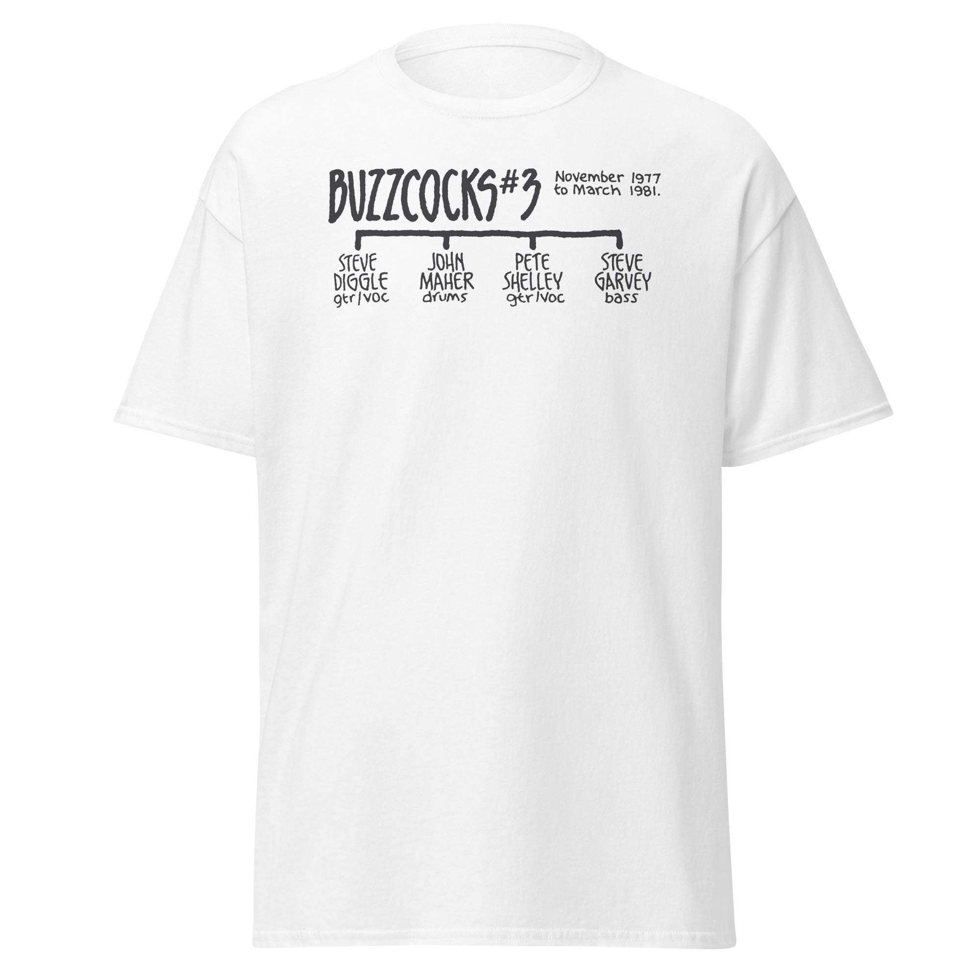 Buzzcocks t shirt hotsell