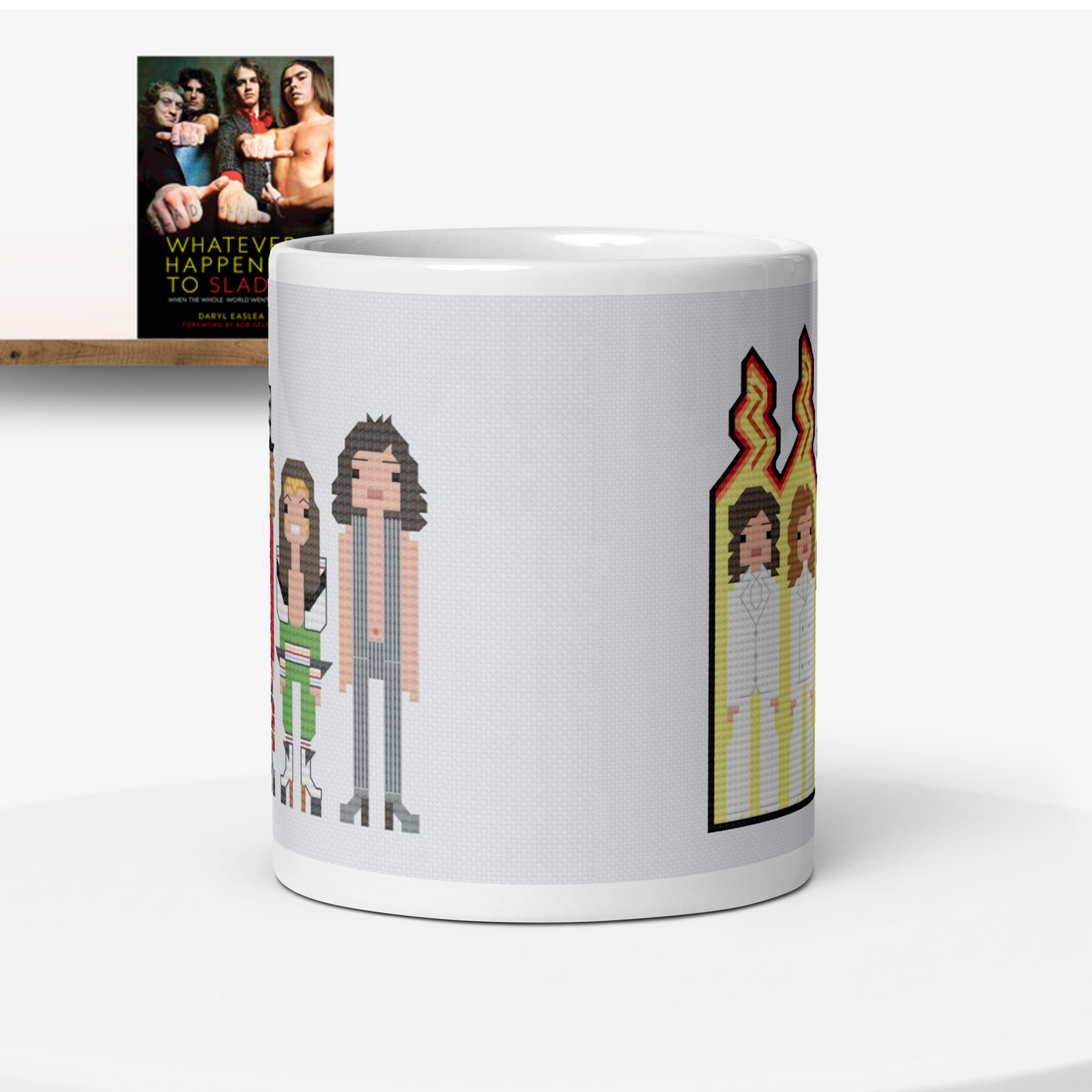 Slade Mug - Slade In 1973 and In Flame