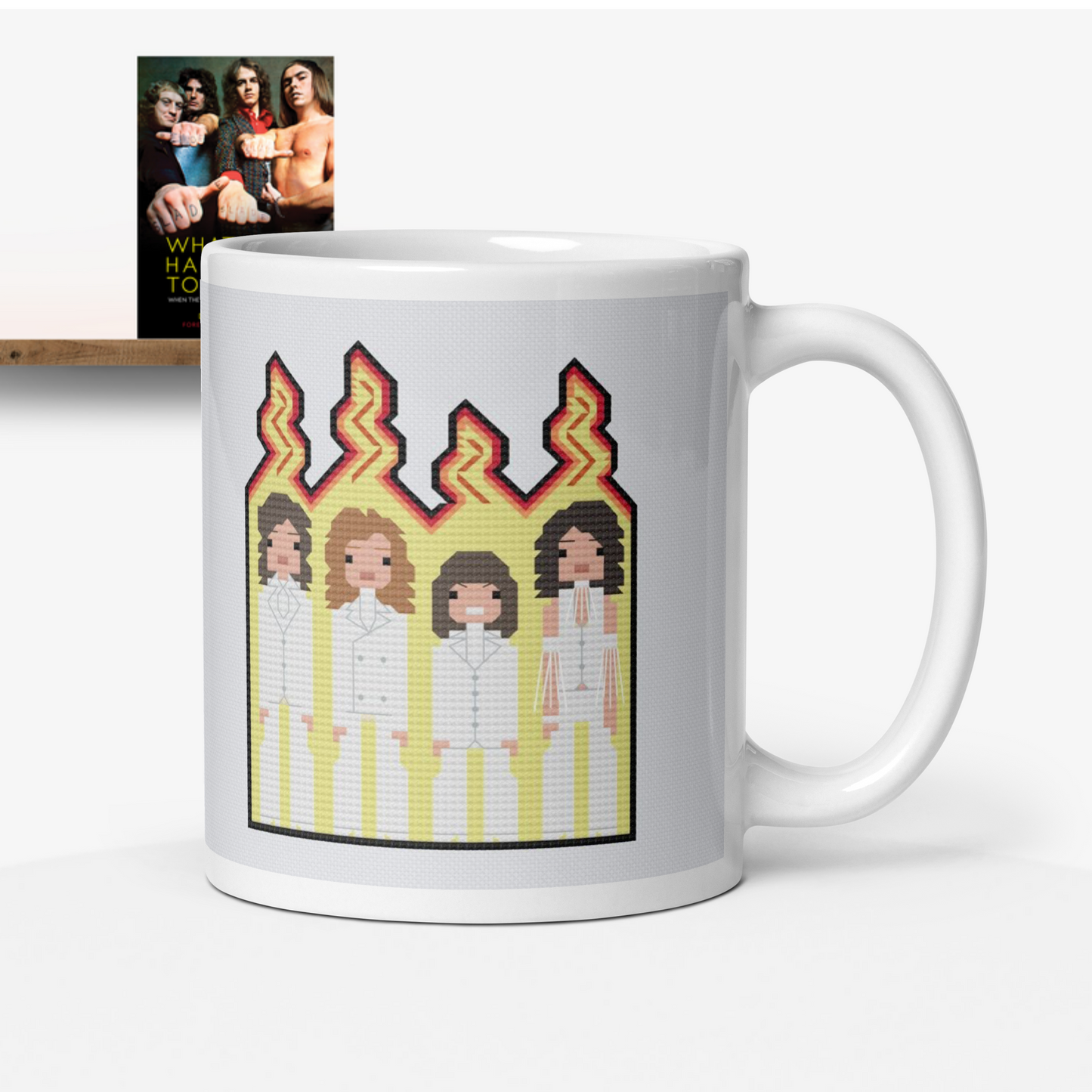 Slade Mug - Slade In 1973 and In Flame